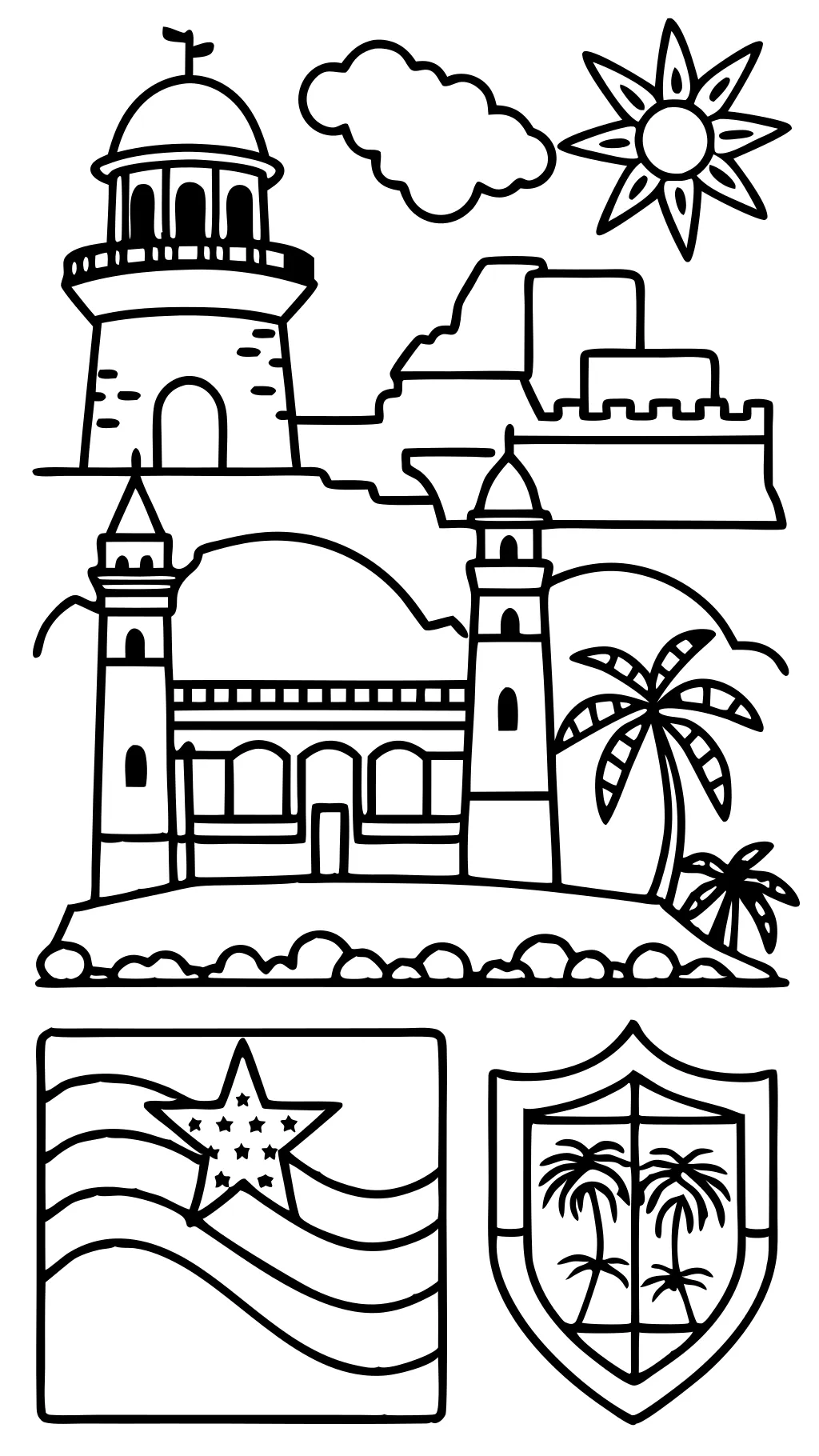 coloriages de Porto Rico